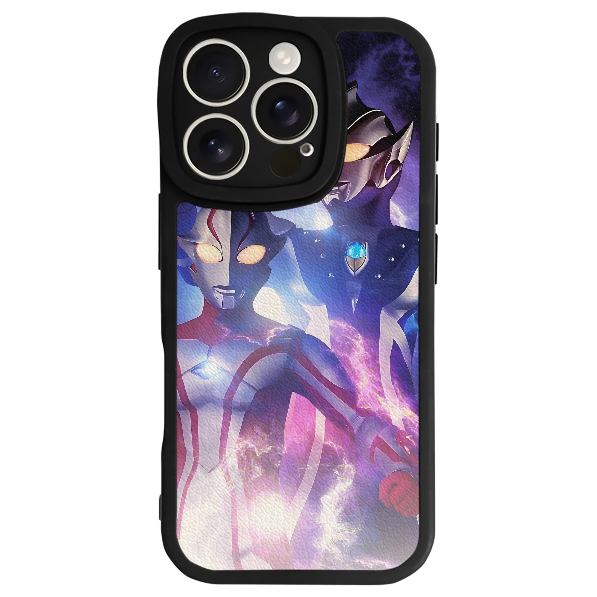（画像用） ウルトラマン Ultraman 【iPhone 16シリーズ対応】シリコンスマホケース（レザー調） 材質：シリコン
